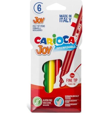 Carioca Joy Viltstiften 6 Stuks In Kartonnen Etui