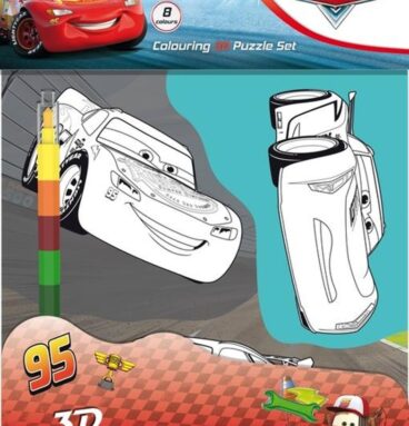 Cars 3D Kleuren Met 8-kleurige Stift