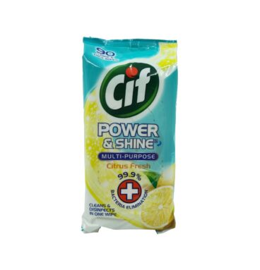 Cif Reinigingsdoekjes Power & Shine Antibacterial Citrus 90st