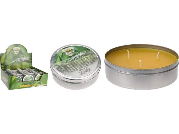 Citronella Kaars In Blik Met Deksel Dia 10