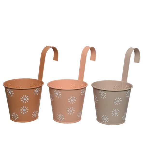 Decoris Planter Ijzer Ø14-L14-W10-H24cm