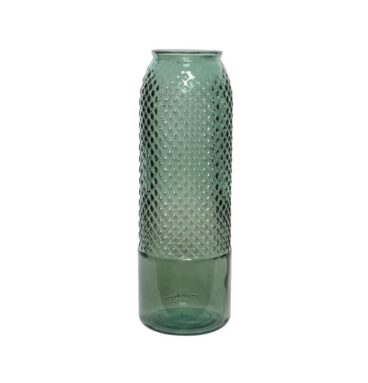 Decoris Vaas Recycled Glas Ø15-H45cm Groen