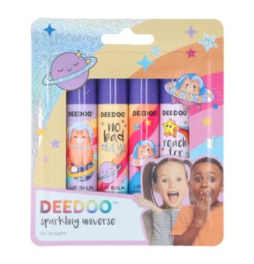 DeeDoo Kids Sparkling Universe Lipbalsem Giftset 4x2.8gr