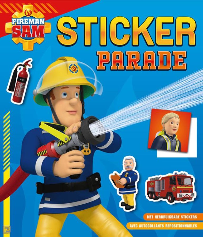 Deltas Brandweerman Sam Sticker Parade