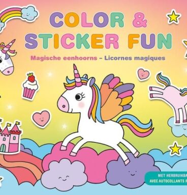 Deltas Color & Sticker Fun - Magische Eenhoorns