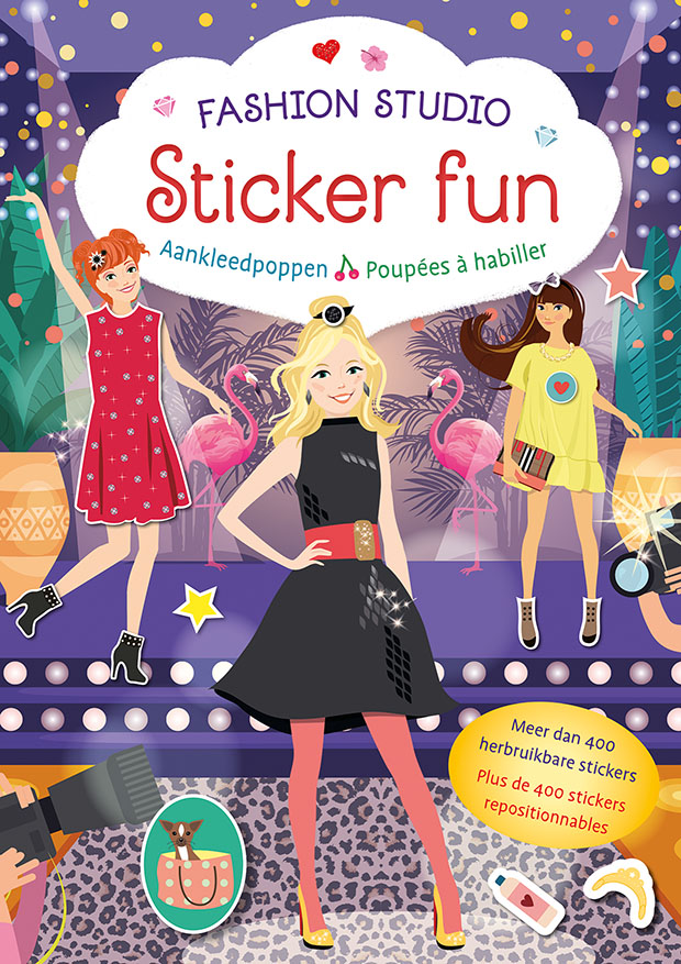 Deltas Fashion Studio Sticker Fun - Aankleedpoppen