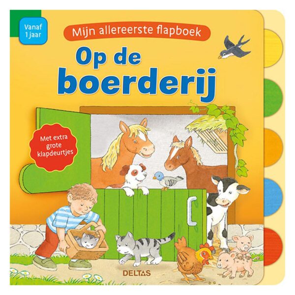 Deltas Mijn Allereerste Flapboek - Op De Boerderij