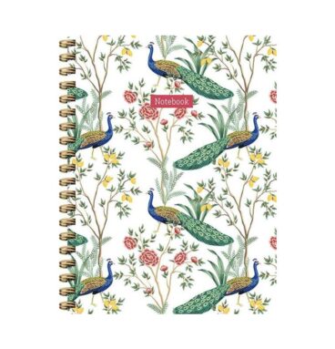 Deltas Peacock Notebook (lijnen) Spiraalboek