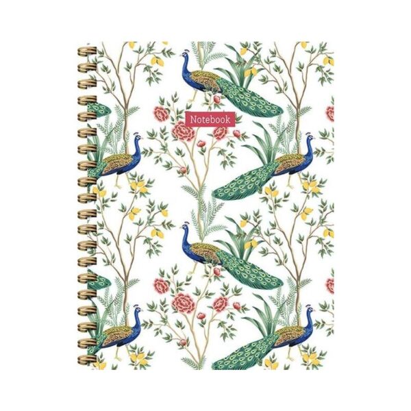 Deltas Peacock Notebook (lijnen) Spiraalboek