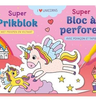Deltas Super Prikblok I Love Unicorns