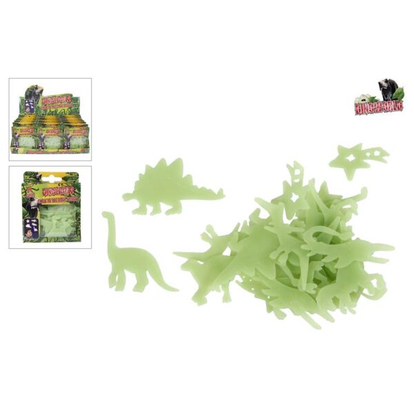 DinoWorld Glow In The Dark Dino&apos;s 24 Stuks In Doosje