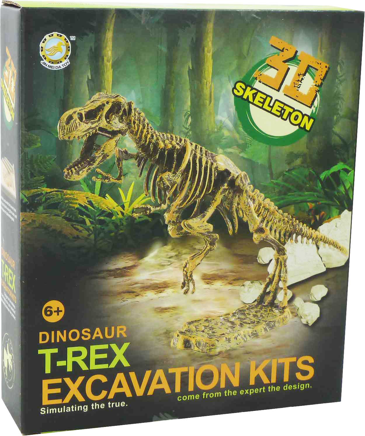 Dinoskelet In Gips Zelf Uitbikken Tyrannosaurus 25cm