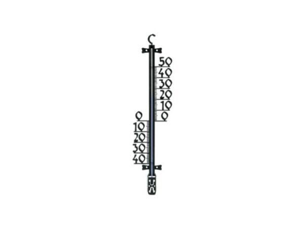 Dr.Friedrichs Muurthermometer Zwart 26cm