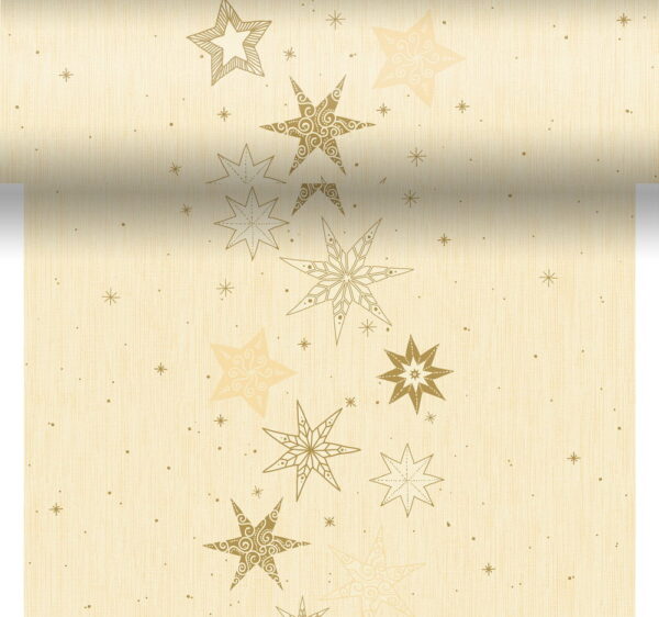 Duni 3-in-1 Star Stories Cream 40x480cm