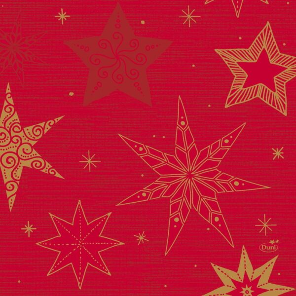 Duni Servetten Star Stories Red 33x33cm