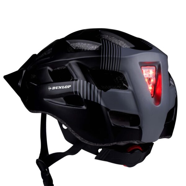 Dunlop Fietshelm Maat M Met Vizier En LED