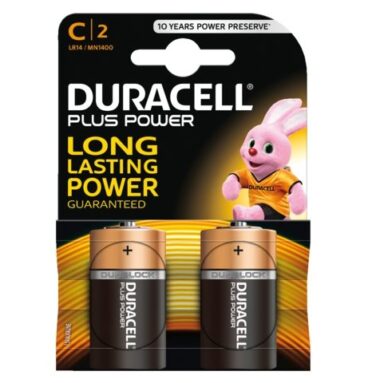 Duracell Plus Batterijen R14 C Kaart A 2stuks