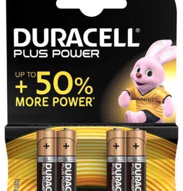 Duracell Plus Power Duralock Alkaline AAA/LR03 Blister A 4 Stuks