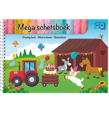 Dutch Crafts Mega Schetsboek 40 Vel FSC