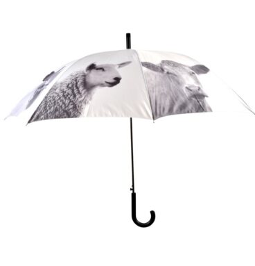 Esschert Design Paraplu Boerderijdieren Z/w