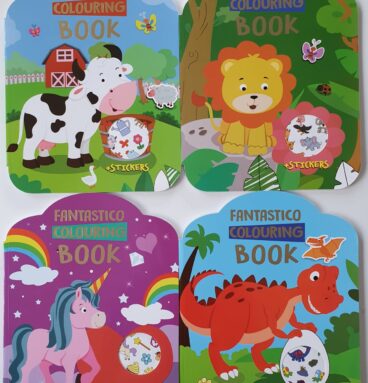 Fantastico Dino Kleurboek Met Stickers 24blz