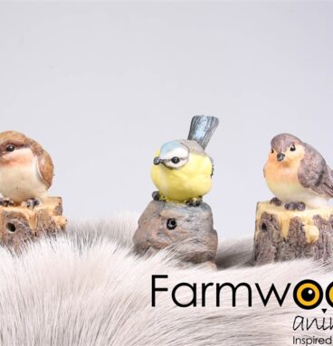 Farmwood Animals Tuinbeeld Vogel Met Muziek 9x6x10 Cm
