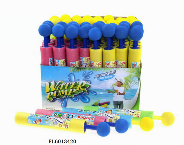 Foamshooter Watergeweer 20x3cm Met Knophandgreep Verschillende Kleuren