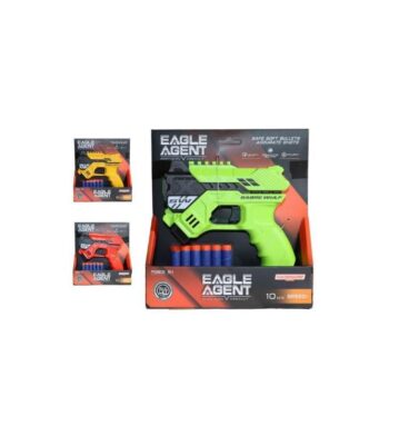 Geweer Soft Dart Gun Eagle Agent + 6 Soft Kogels