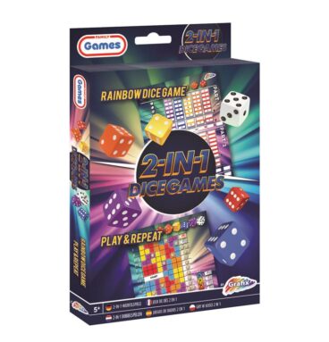Grafix 2-in-1 Dobbelspel - Rainbow Dice & Play And Repeat