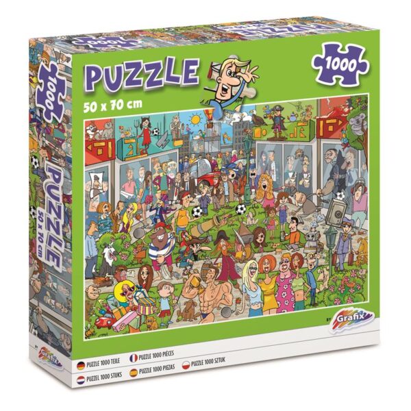 Grafix Comic Puzzel Winkelcentrum 1000 Stukjes 50x70cm