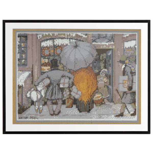 Grafix Diamond Painting Anton Pieck - Etalage 40x50cm