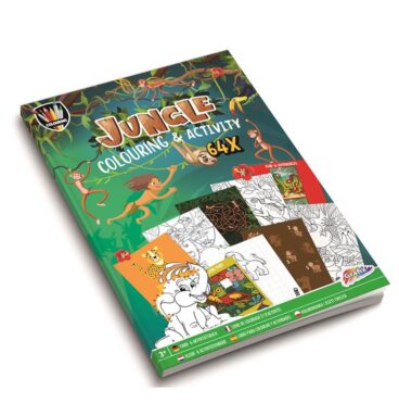 Grafix Kleur- En Activiteitenboek Jungle A4 64 Pagina&apos;s