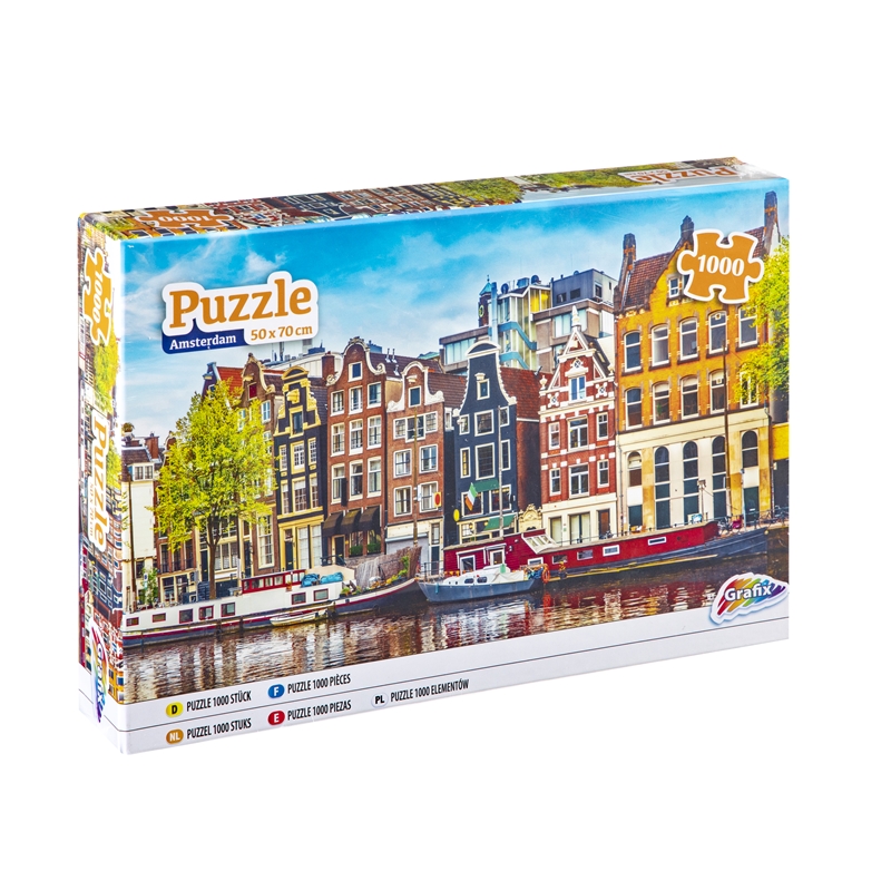 Grafix Puzzel Amsterdam 1000 Stukjes 50x70cm