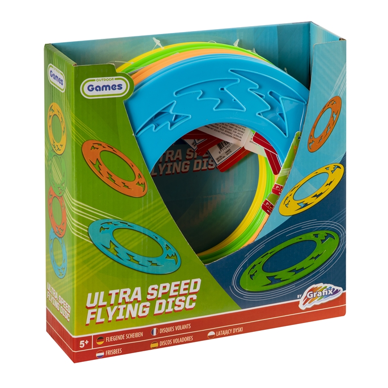 Grafix Ultra Speed Flying Disc Frisbee 25