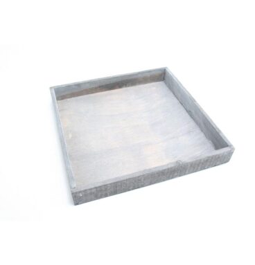 HBX Natural Living Tray Firmiana 20x20x4cm Grijs