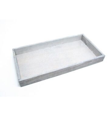 HBX Natural Living Tray Firmiana 32x20cm Grijs