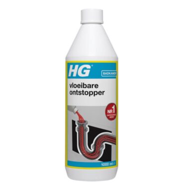 HG Vloeibare Ontstopper 1 Liter | Doeltreffend Verstoppingen Verhelpen