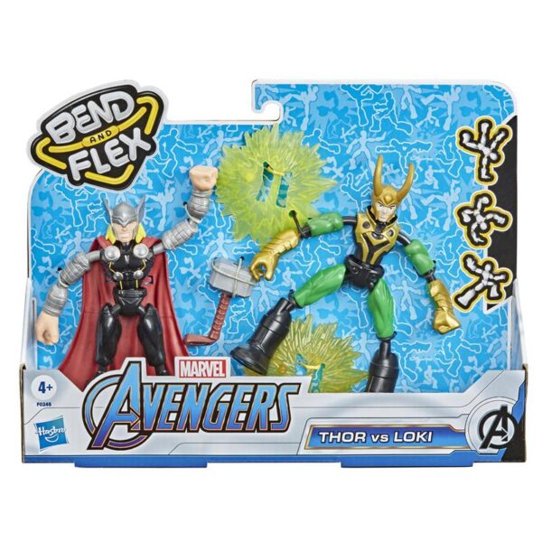 Hasbro Marvel Avengers Bend N Flex Thor Vs Loki