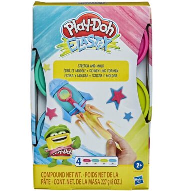 Hasbro Play-Doh Elastix Klei Set 4 Potjes