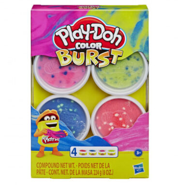 Hasbro Play-Doh Kleur Explosie 4-Pack