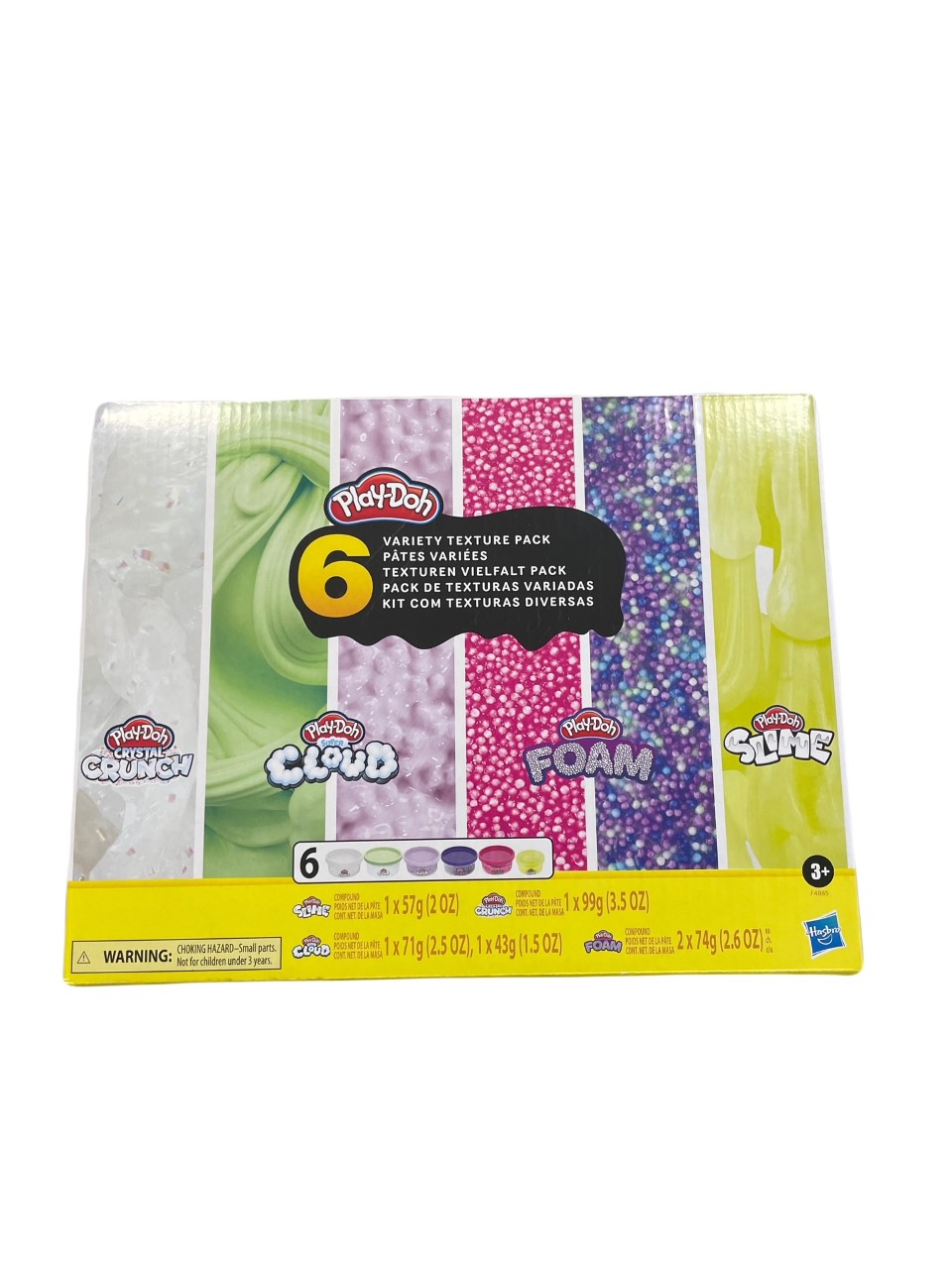 Hasbro Play-Doh New Compound Variety 6 Potjes Met Klei
