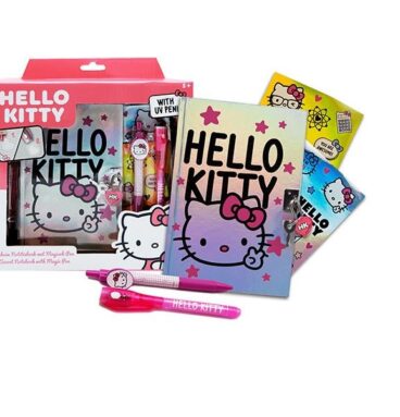 Hello Kitty Dagboek + Magische Pen Met Licht