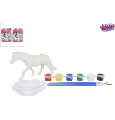 Horse Friends Schilder Je Eigen Paard 14cm Met Accessoires