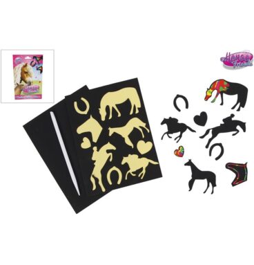 Horse Friends Scratch Stickers