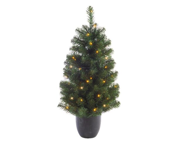 Imperial everlands kunstkerstboom In Pot Geschikt Voor BUITEN 120cm 80LED. 6u