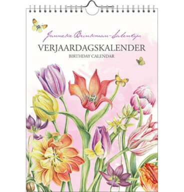 Janneke Brinkman Tulpen Verjaardagskalender 18x25cm