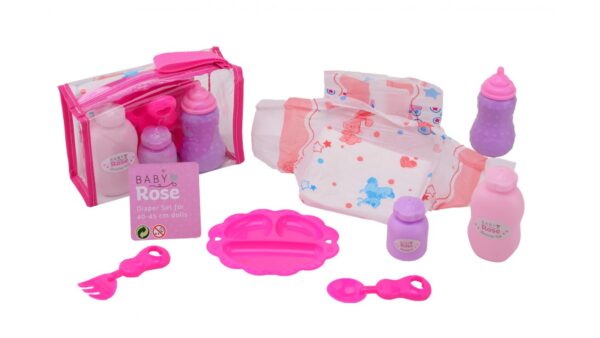 John Toy Baby Rose Verzorgset In Tasje