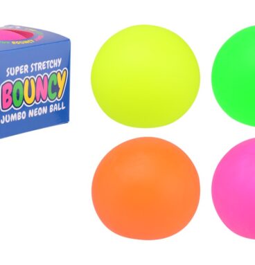 John Toy Super Stretchy Bouncy Neon Bal Ø10cm