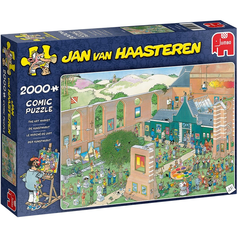 Jumbo Jan Van Haasteren De Kunstmarkt 2000pcs