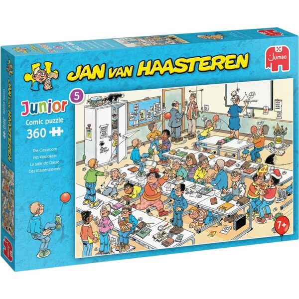 Jumbo Jan Van Haasteren Junior Puzzel Het Klaslokaal 360 Stukjes